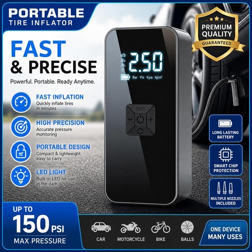Tire air compressor - tire,