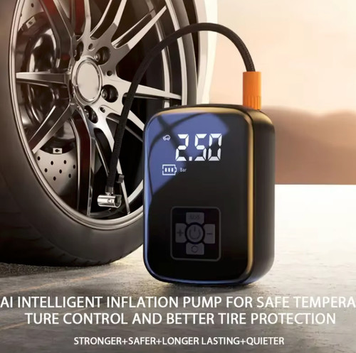 Wireless car air compressor - car,