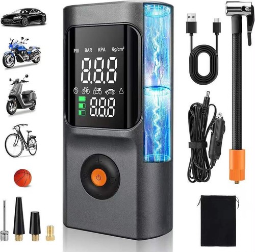6000mah car bike tyre inflator - bike,