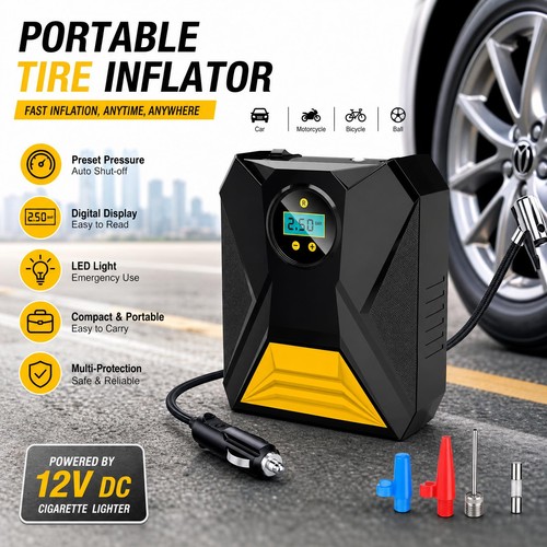 12v 150psi car tyre - 12v,