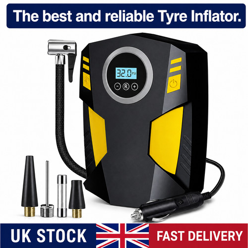 Car tyre inflator pump - car,